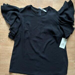 Moon Orchid Black Stylish Blouse